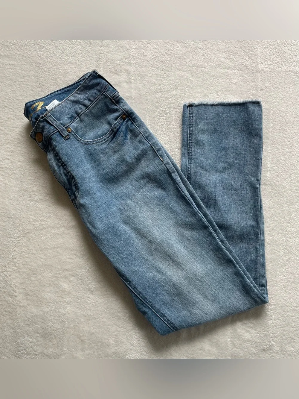 Seven7 Jeans Ankle Cropped Denim Jeans size 6 - Picture 1 of 12